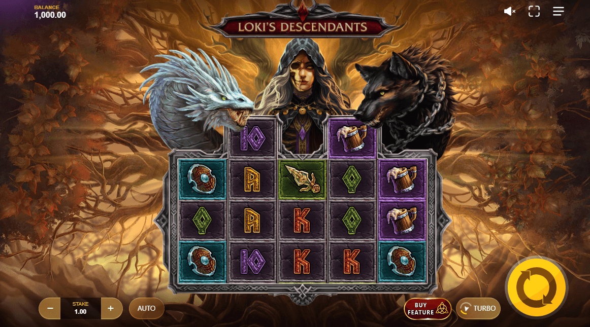 Loki’s Descendants provides an exhilarating experience from the first spin